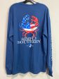 Blue Top Long Sleeve Simply Southern, Size L Sale