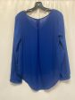 Blue Top Long Sleeve Lush, Size S Sale