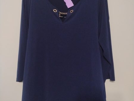 Top 3 4 Sleeve By Tahari  Size: 1x Online Hot Sale