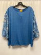 Blue Top Long Sleeve Ruby Rd, Size L on Sale