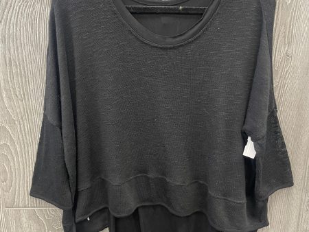 Black Top Long Sleeve Chelsea And Theodore, Size M Online Hot Sale