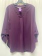 Purple Top Long Sleeve Clothes Mentor, Size L For Discount