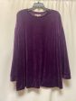 Purple Top Long Sleeve Woman Within, Size 1x Cheap