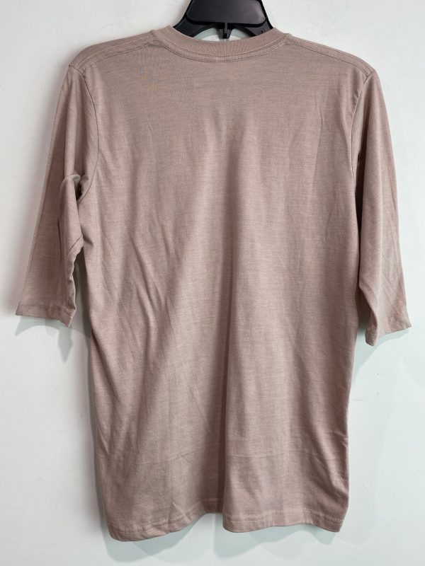 Taupe Top 3 4 Sleeve Clothes Mentor, Size M Hot on Sale