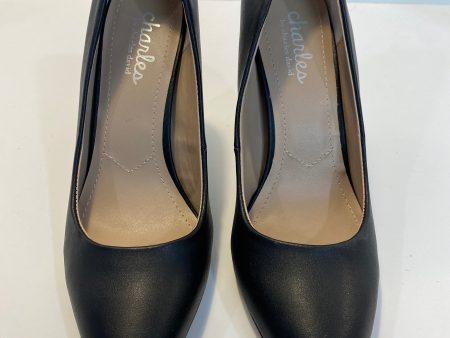 Black Shoes Heels Stiletto Charles David, Size 6.5 Hot on Sale