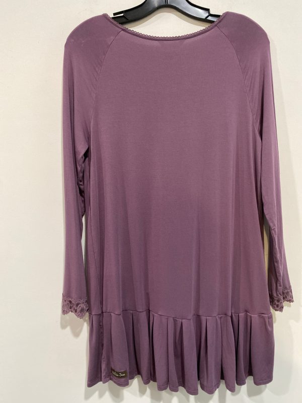 Purple Tunic Long Sleeve Matilda Jane, Size S Online Sale