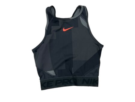 Black & Grey Athletic Bra Nike Apparel, Size S Sale