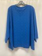 Blue Top Long Sleeve Logo, Size 3x Hot on Sale