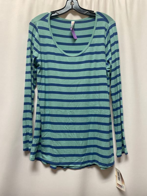 Teal Top Long Sleeve Lularoe, Size L For Sale